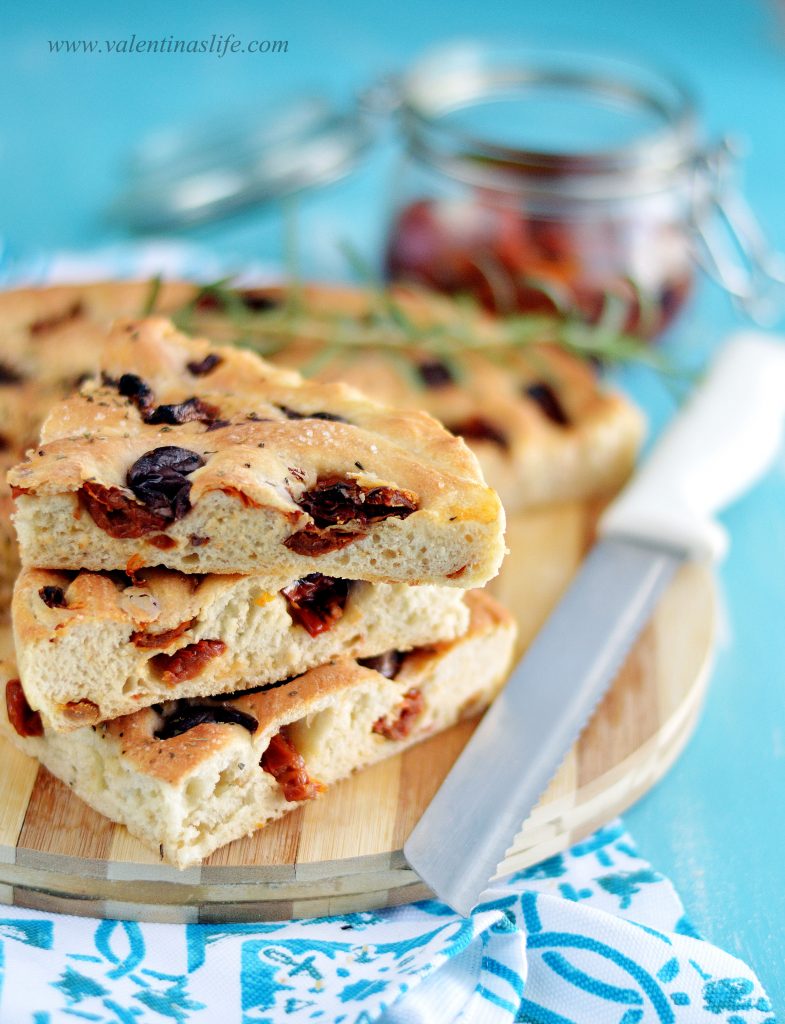 Focaccia Pomodori e Olive